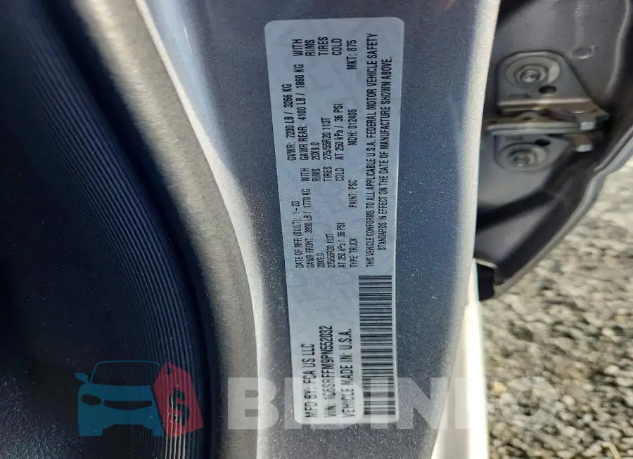 1C6SRFFM9PN552032 Photo# 12