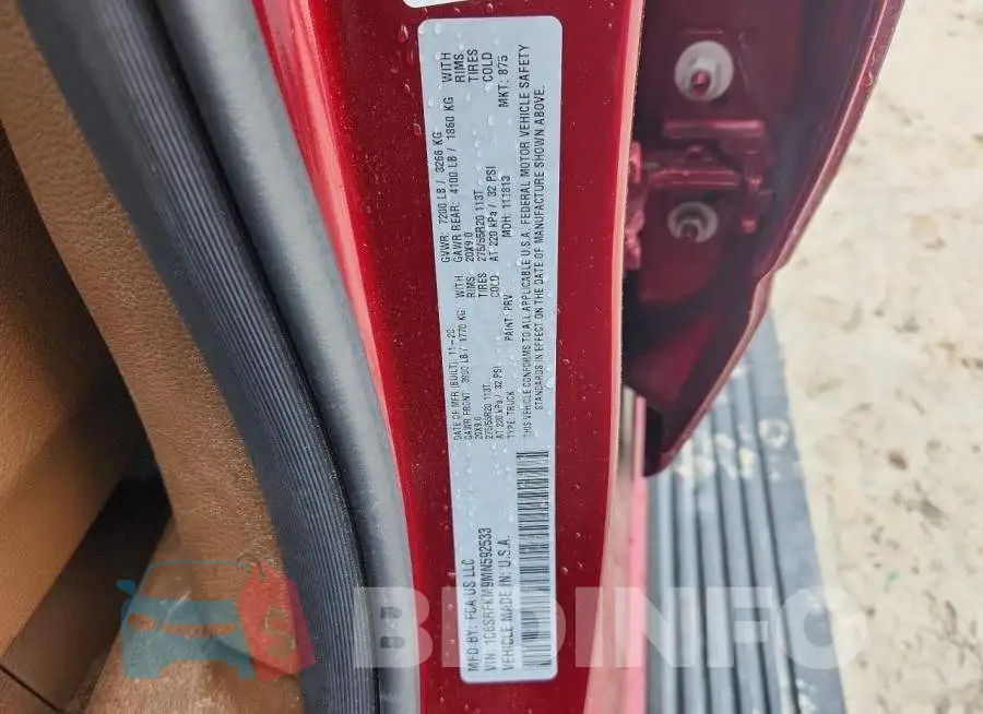 1C6SRFKM9MN592533 Photo# 13
