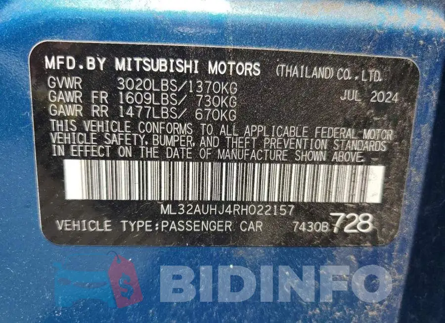 ML32AUHJ4RH022157 Photo# 13
