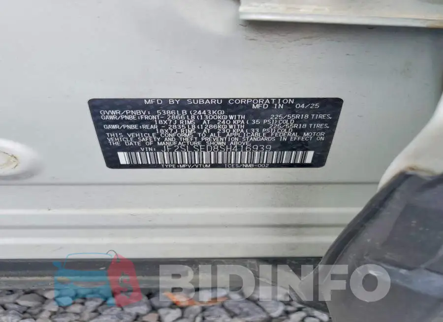 JF2SLSED8SH416939 Photo# 13