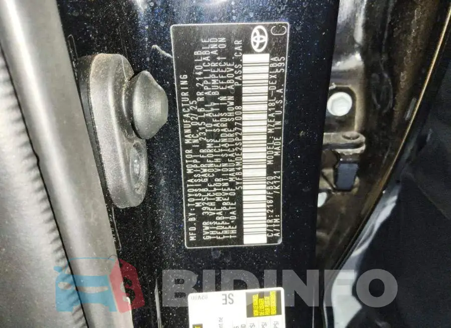 5YFB4MDE2SP277008 Photo# 12