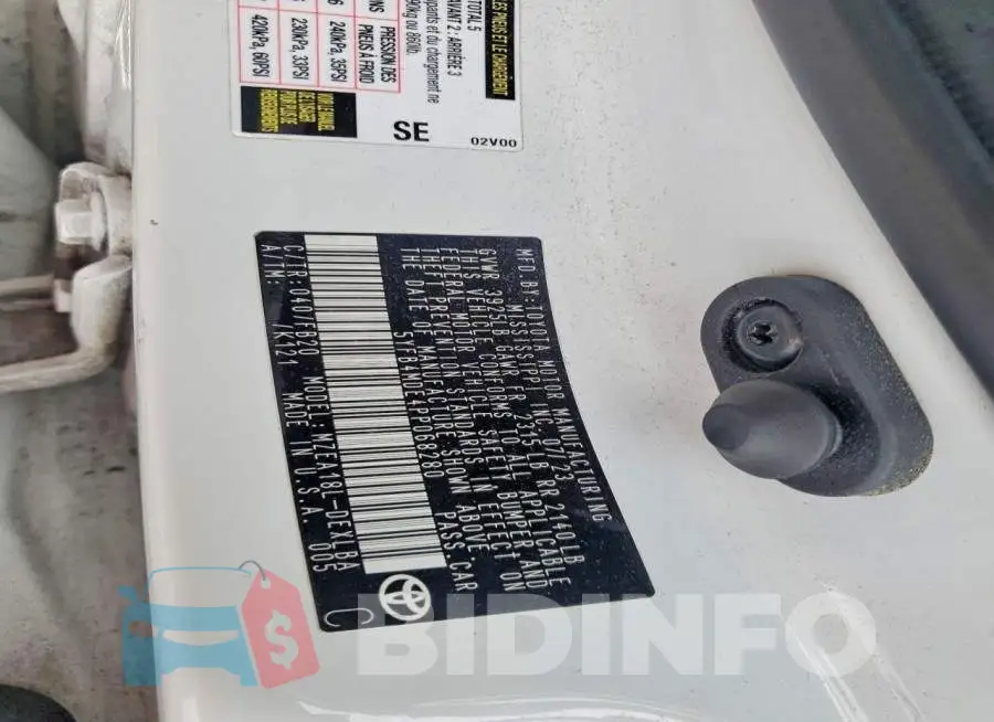 5YFB4MDE4PP068280 Photo# 12