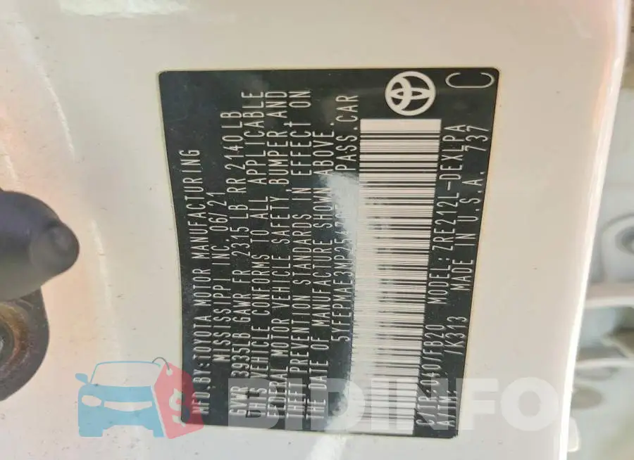 5YFEPMAE3MP254705 Photo# 12
