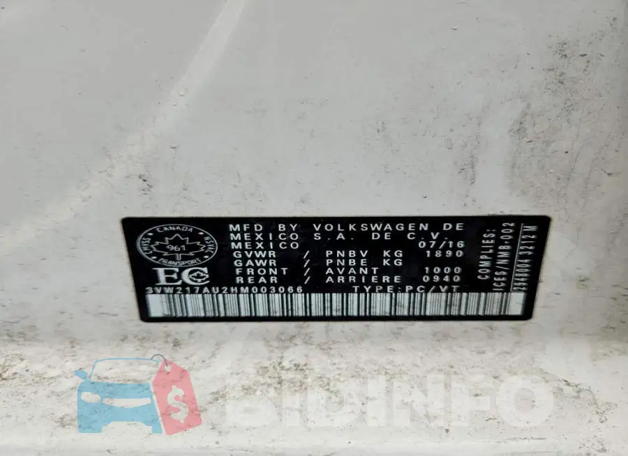 3VW217AU2HM003066 Photo# 12
