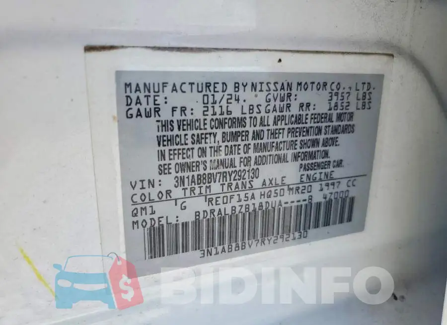 3N1AB8BV7RY292130 Photo# 12