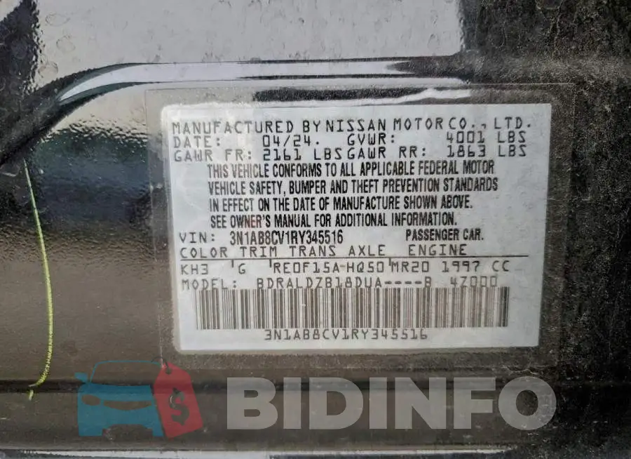 3N1AB8CV1RY345516 Photo# 12