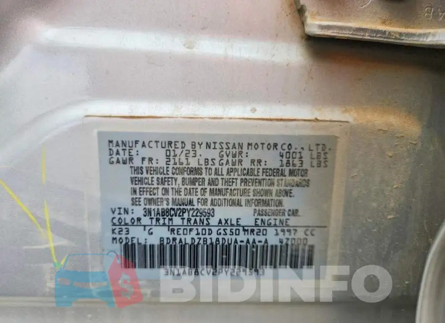 3N1AB8CV2PY229593 Photo# 13