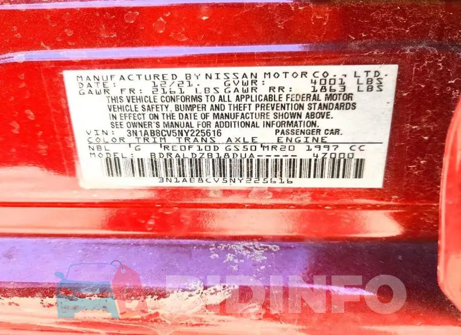 3N1AB8CV5NY225616 Photo# 12
