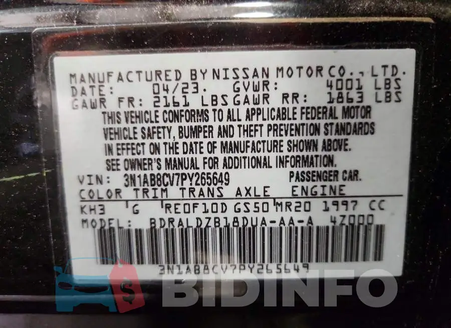 3N1AB8CV7PY265649 Photo# 12