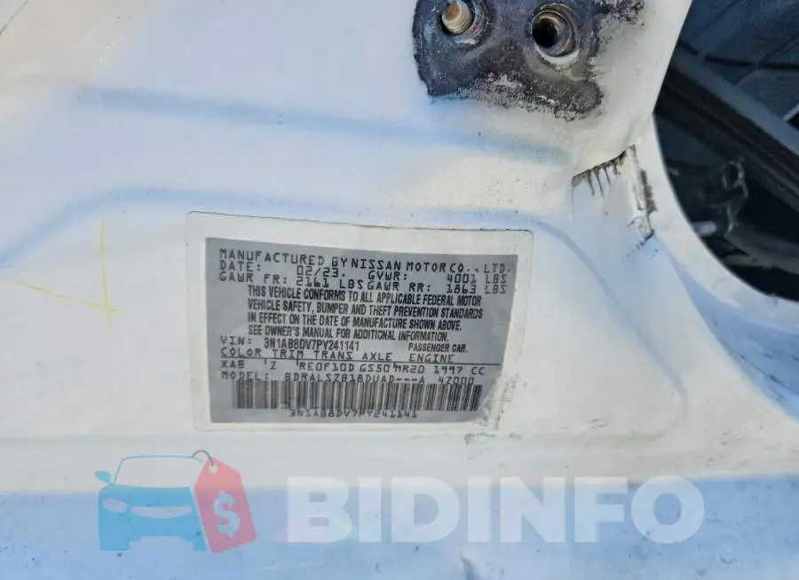 3N1AB8DV7PY241141 Photo# 13