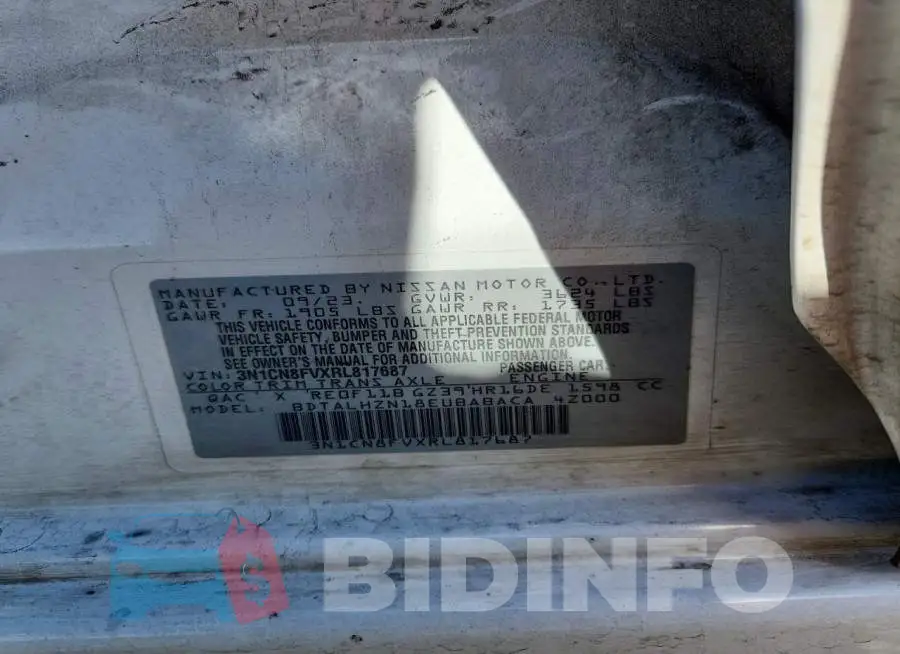 3N1CN8FVXRL817687 Photo# 12