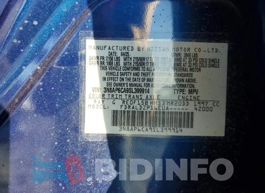 3N8AP6CA9SL399914 Photo# 13