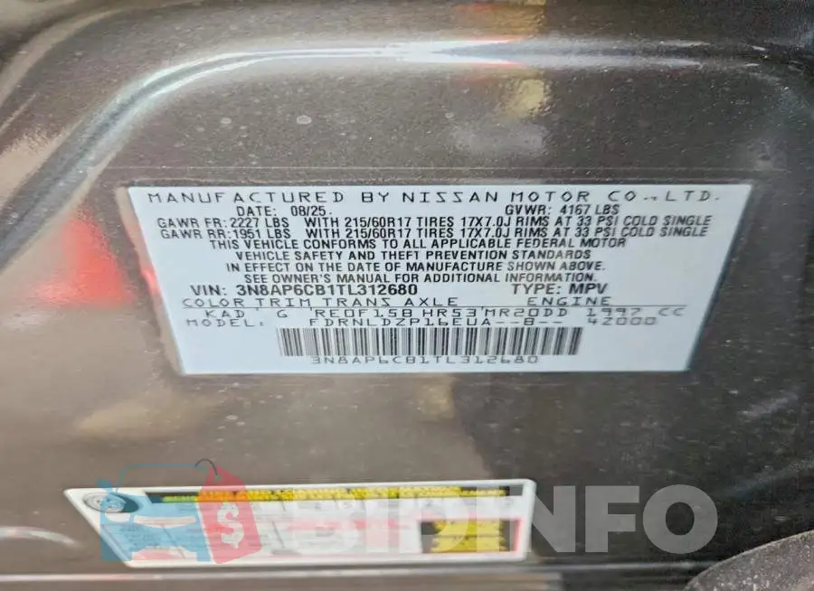 3N8AP6CB1TL312680 Photo# 13