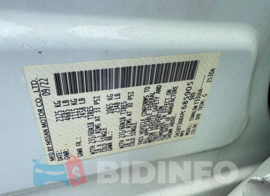 5N1BT3BBXPC685905 Photo# 12
