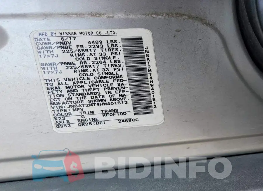 JN8AT2MT4HW401513 Photo# 13