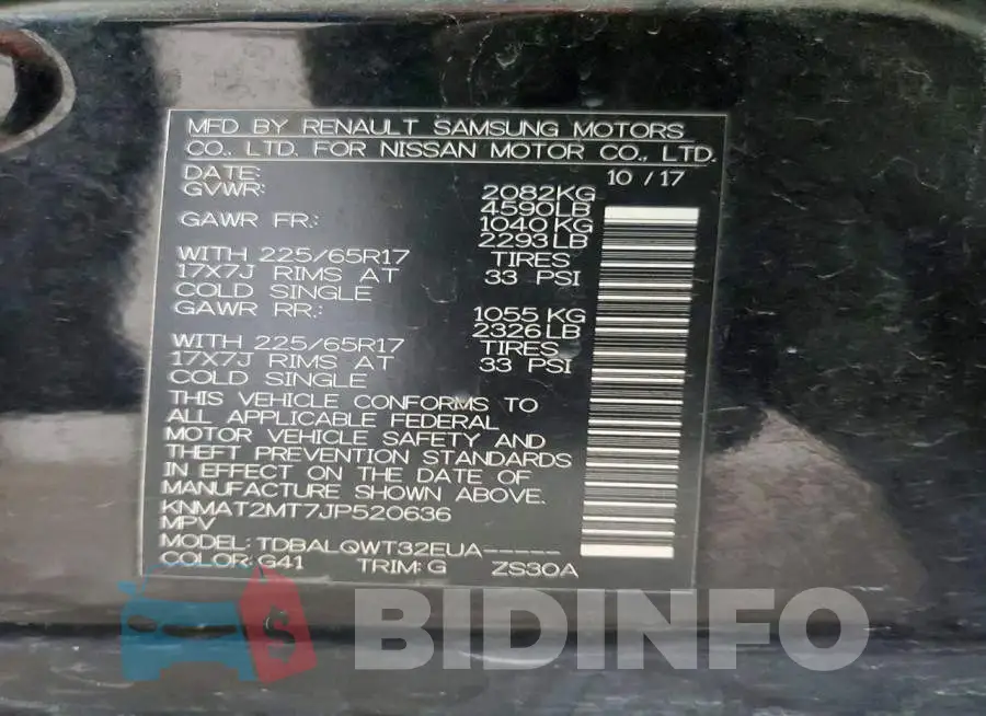 KNMAT2MT7JP520636 Photo# 13