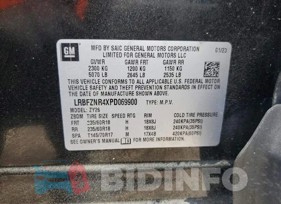 LRBFZNR4XPD069900 Photo# 13