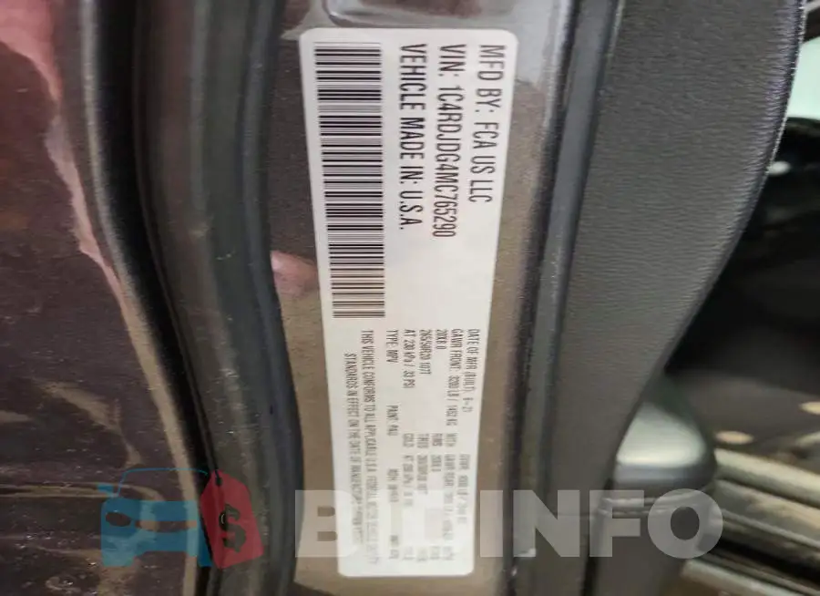 1C4RDJDG4MC765290 Photo# 14