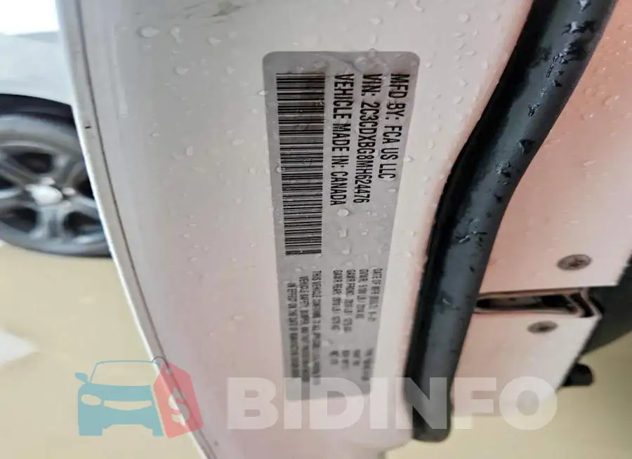 2C3CDXBG8MH624476 Photo# 12