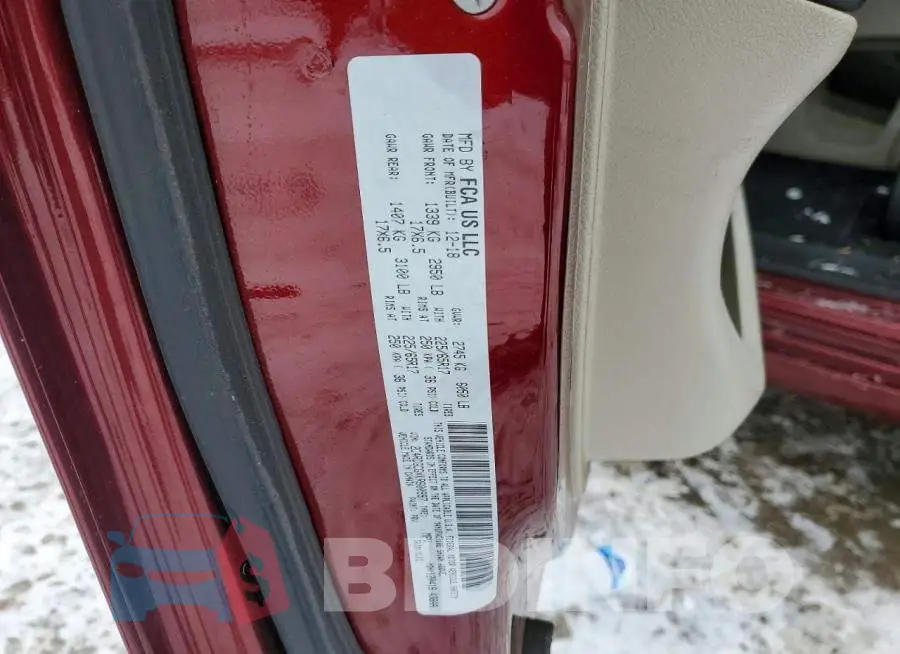 2C4RDGCGXKR600997 Photo# 13