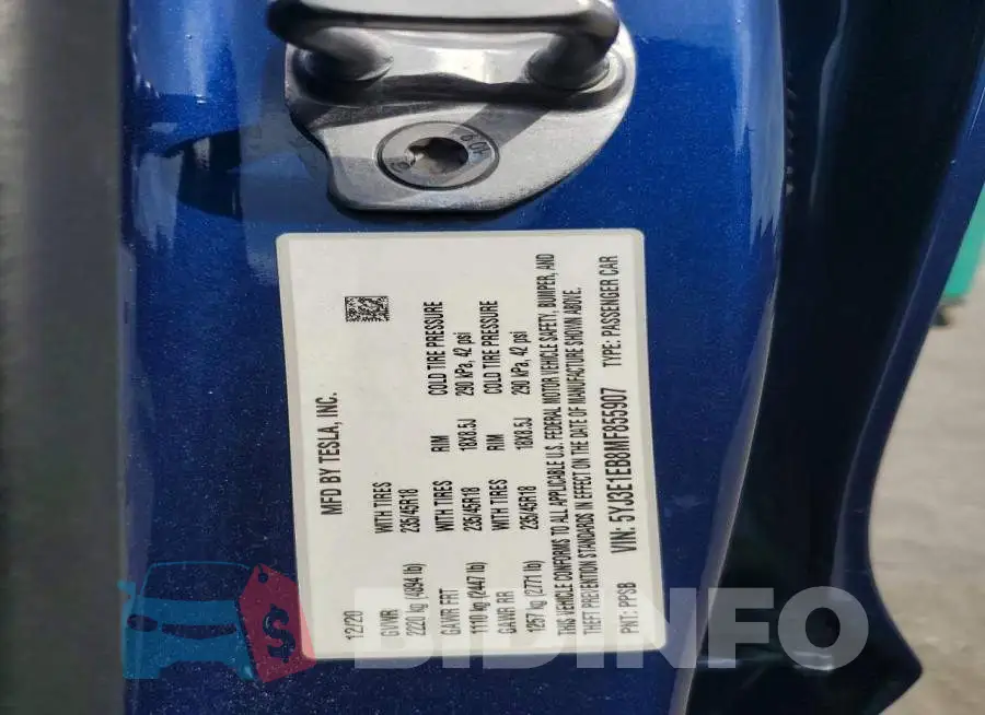 5YJ3E1EB8MF855907 Photo# 12