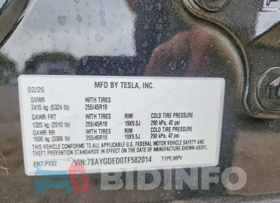 7SAYGDED0TF582014 Photo# 13