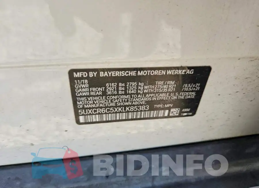 5UXCR6C5XKLK85383 Photo# 13