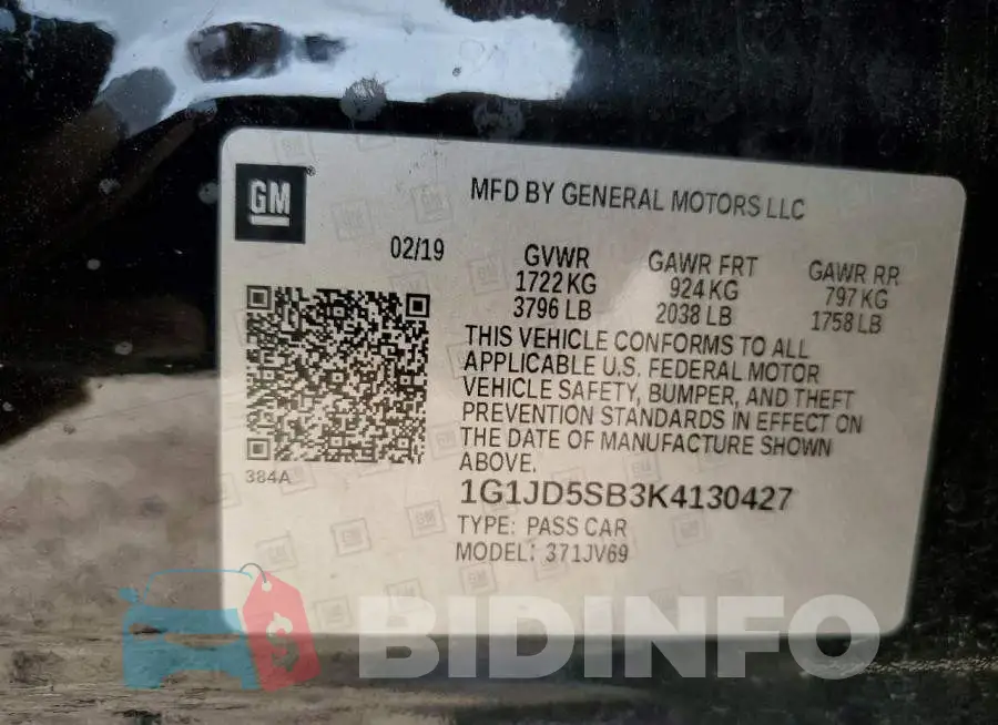 1G1JD5SB3K4130427 Photo# 12