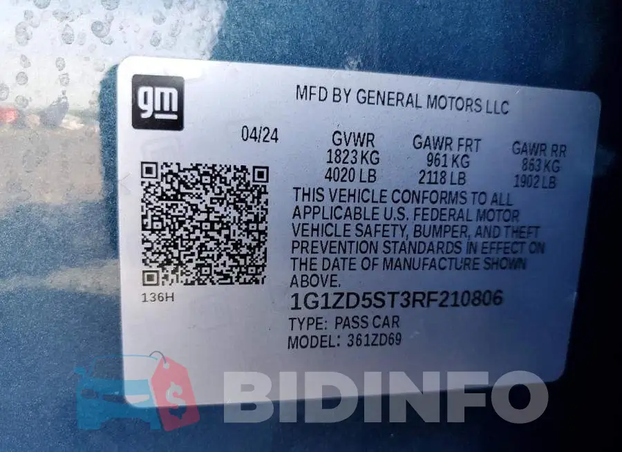 1G1ZD5ST3RF210806 Photo# 12