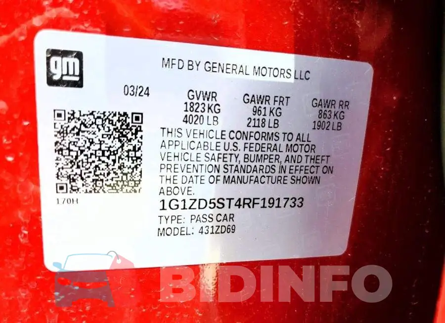 1G1ZD5ST4RF191733 Photo# 12