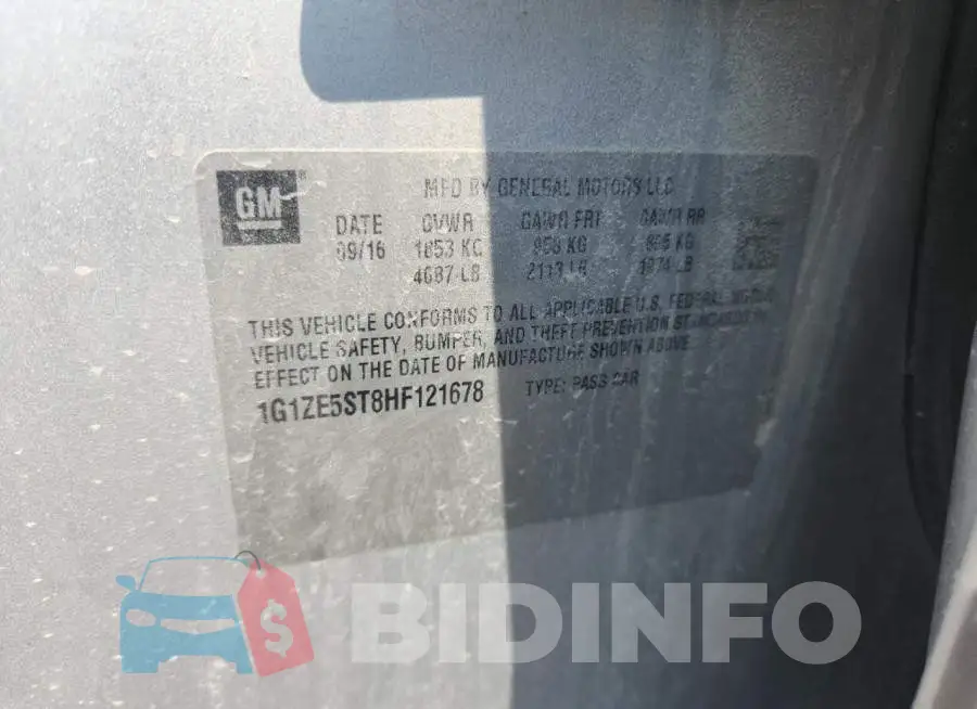 1G1ZE5ST8HF121678 Photo# 12