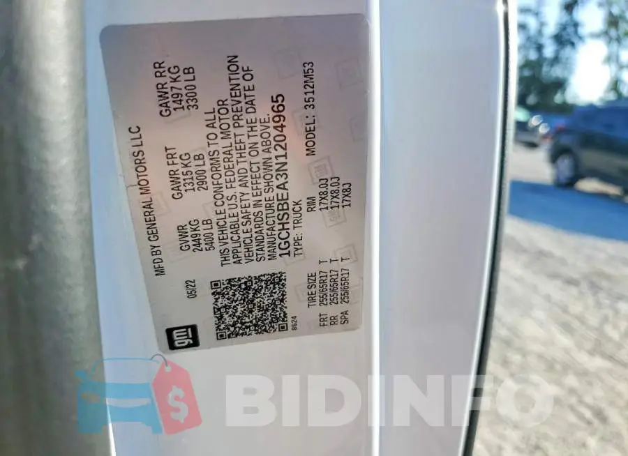 1GCHSBEA3N1204965 Photo# 12