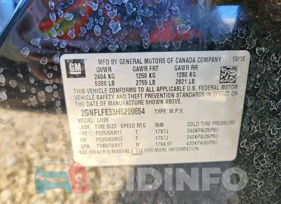 2GNFLFE33H6209654 Photo# 14