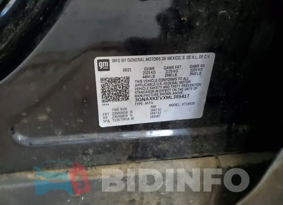 3GMAXKEVXML395417 Photo# 12