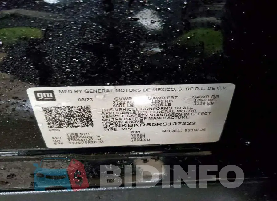 3GNKBKRS5RS137323 Photo# 14