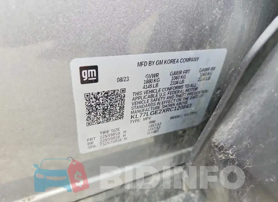 KL77LGE2XRC120843 Photo# 13