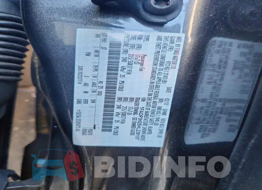 1FADP3H25HL238107 Photo# 12