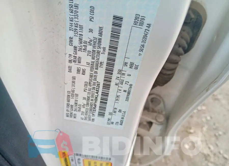 1FTER4FH0KLA83267 Photo# 13