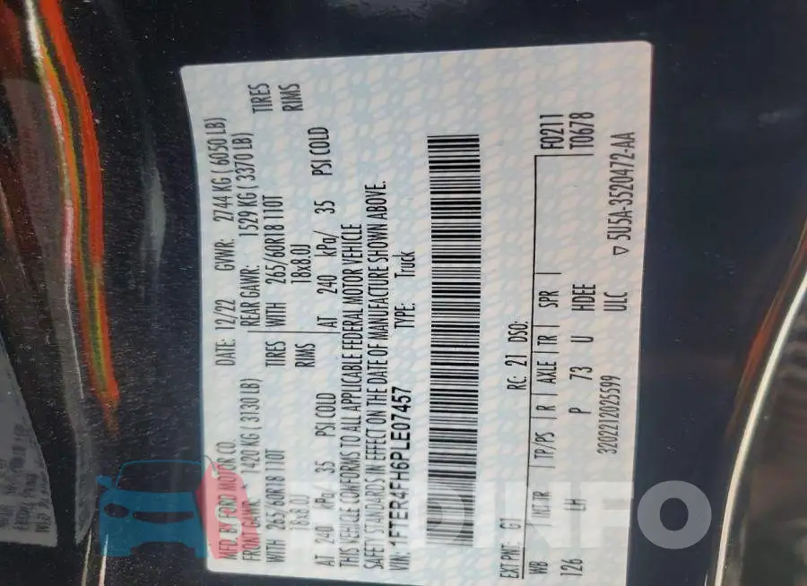 1FTER4FH6PLE07457 Photo# 12