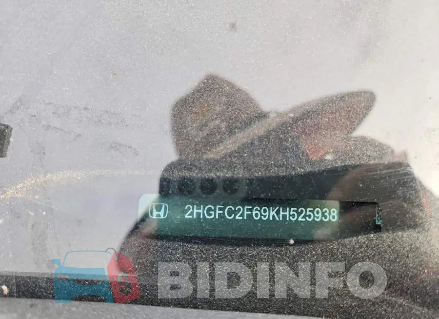 2HGFC2F69KH525938 Photo# 12