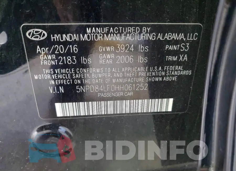 5NPD84LF0HH061252 Photo# 12