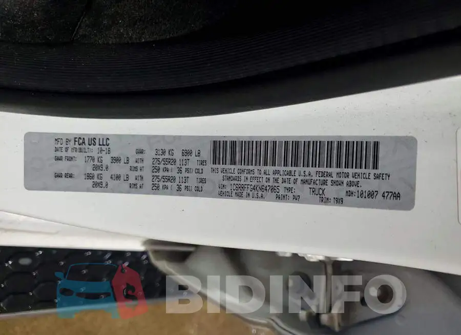 1C6RRFFG4KN647065 Photo# 12