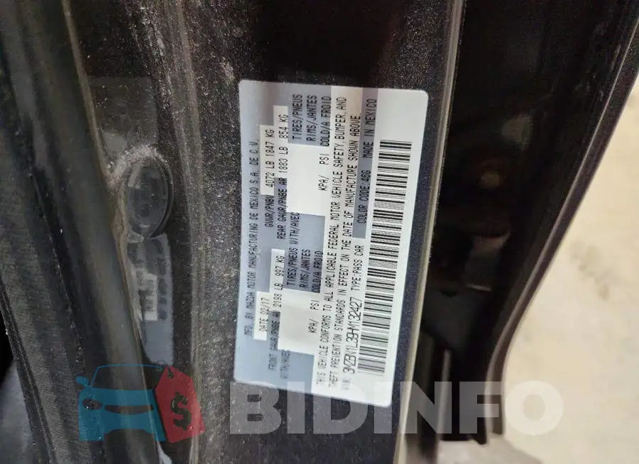 3MZBN1L39HM132427 Photo# 12