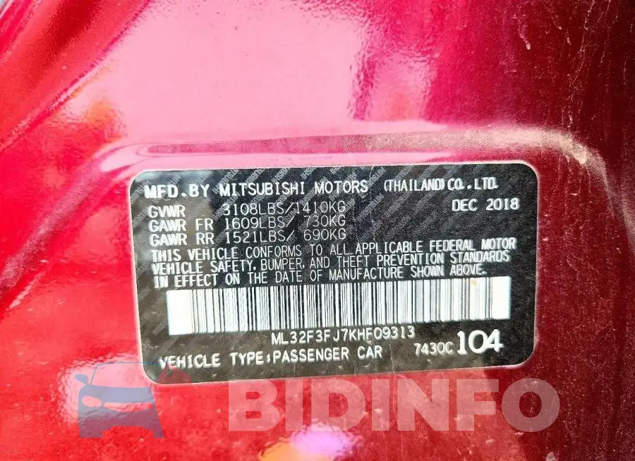 ML32F3FJ7KHF09313 Photo# 12