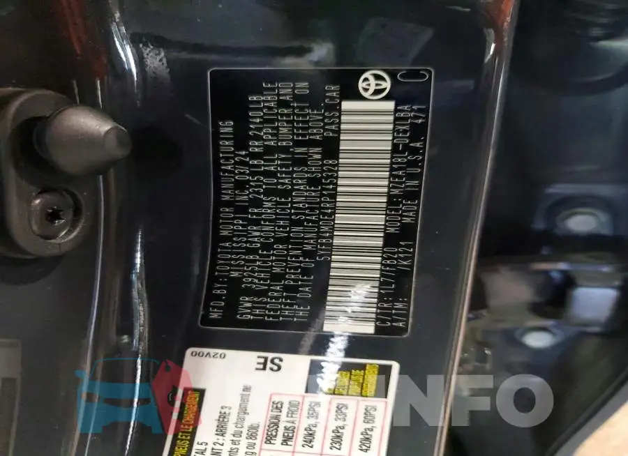 5YFB4MDE4RP145328 Photo# 12