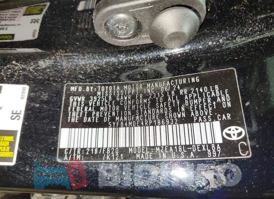5YFB4MDE4RP186932 Photo# 13