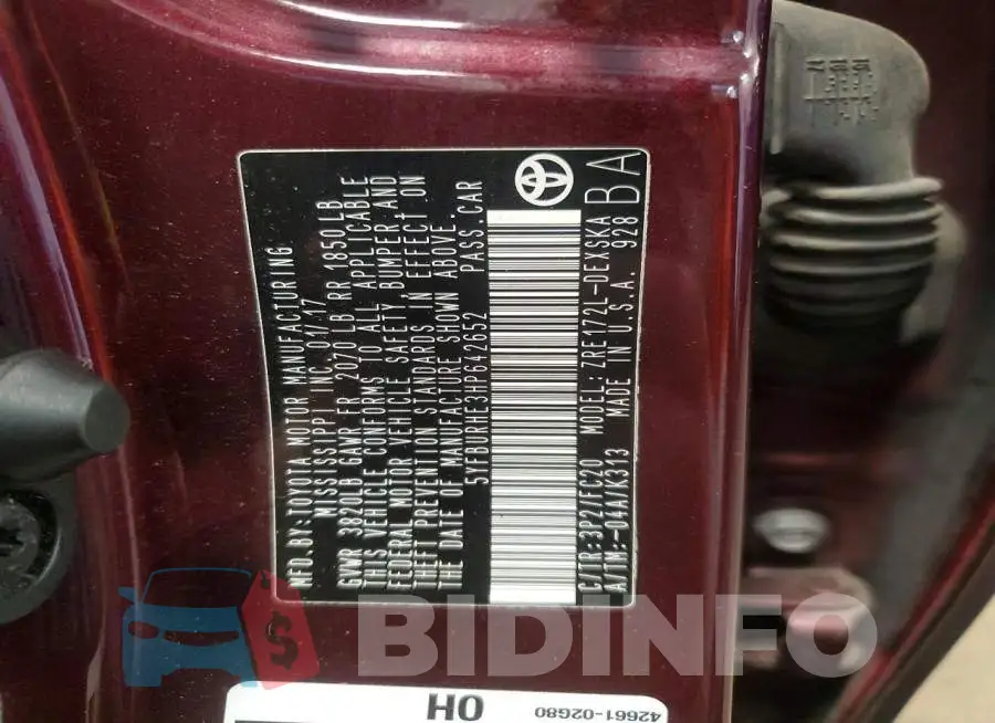 5YFBURHE3HP642652 Photo# 12