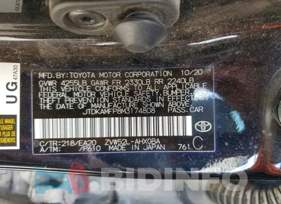 JTDKAMFP8M3174808 Photo# 13