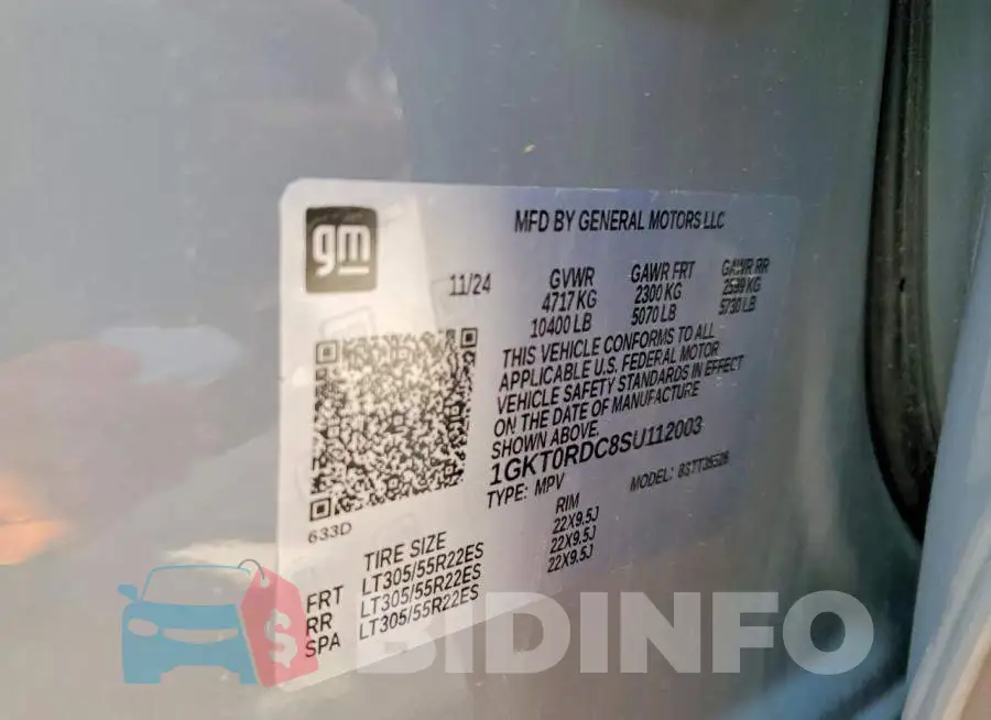 1GKT0RDC8SU112003 Photo# 12
