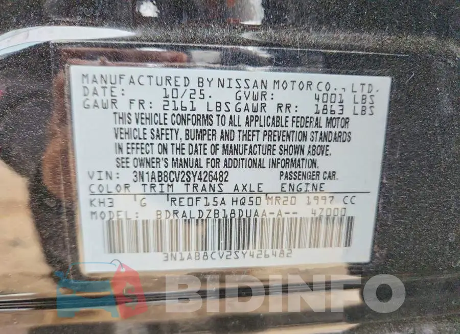 3N1AB8CV2SY426482 Photo# 12